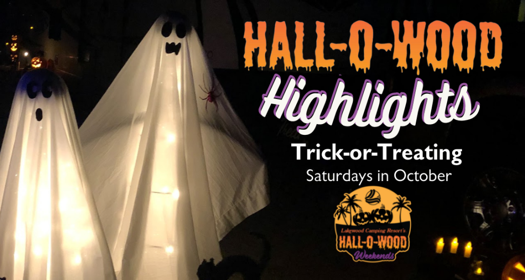 HallOWood Highlights TrickorTreating Lakewood Camping Resort