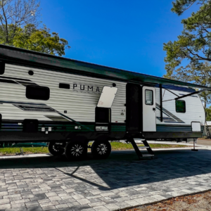 Exterior of a 2024 Puma Camper